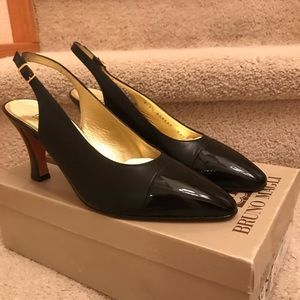 BRUNO MAGLI NEW PATENT LEATHER PUMPS SZ 7 1/2B